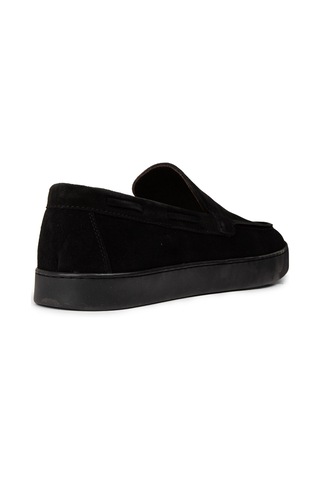Deery Erkek Hakiki Süet Siyah Loafer Ayakkabı - 01993msyhc01 Siyah