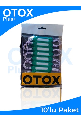 Ambiyans Led Premium Ofis , Araç & Ev Uyumlu Dc 12v 6 Renk Seçeneği 10'lu Paket Yeşil