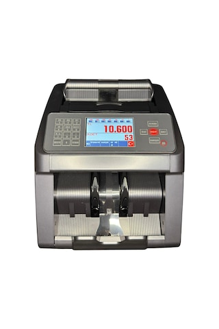 Sesli Karışık Para Sayma Makinesi Mıx 80 New, Tl Ve Euro Karışık Sayım - Dolar Adet Sayım Müşteri Ekranı