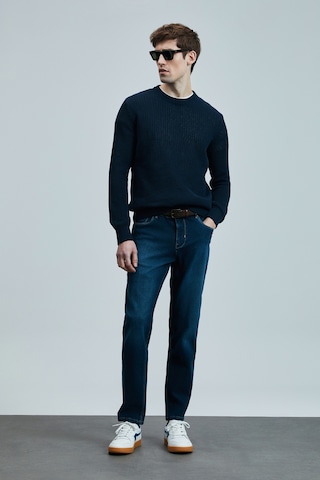 Lufian Dante Erkek Denim Pantolon 111200200 Mavi