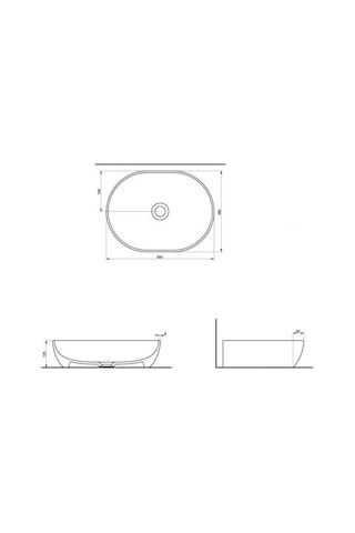 Seramiksan Alto Mat Metalik Kahve Tezgah Üstü Ince Kenarlı Lavabo