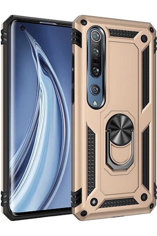 Rba Aksesuar Mi Note 10 Lite Kılıf Rba Vega Kapak - Gold Altın