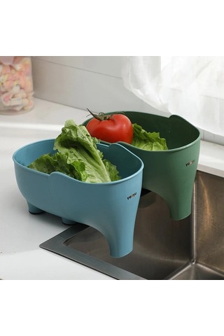 Ambition Fil Drenaj Sepeti Çok Amaçlı Mutfak Depolama Drenaj A Çok Renkli