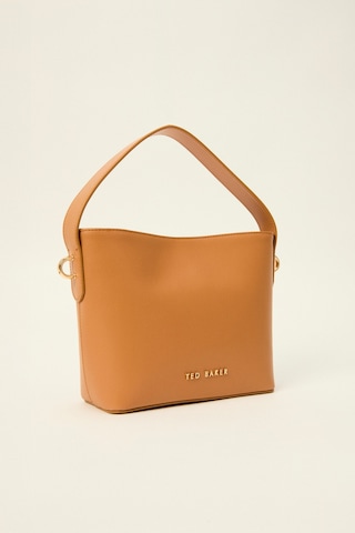 Ted Baker Düz Cilt Mini El Çantası Taba