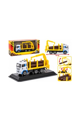Die Cast Mini Sarı Kütük Kamyonu Nhr