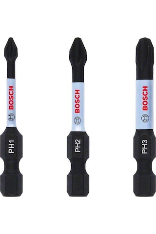 Bosch Impactc Yıldız Bits Ucu Ph1/2/3 50 MM 3'lü 2608522491