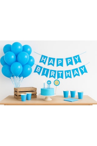 Pastel Balon 12 İnç 10'lu MAVİ