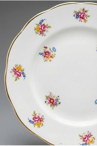 Myfair Pottery İngiliz Antika Tatlı Tabağı 21 Cm