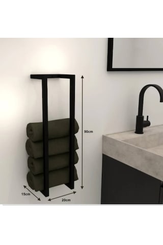 UMUTPARK METAL DUVAR HAVLULUK. Siyah