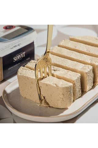 Servet Rafine Şeker İlavesiz - Sade Taze Tahin Helvası 400 G