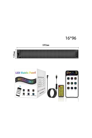 Şerit Led Esnek Model 12x59cm Oynar Göz Model / Laam444