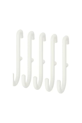 Ikea Çelik, Epoksi/polyester Skadis Kanca Beyaz / 5'li Paket 203.208.02 Sku: Smg8690010213495 100
