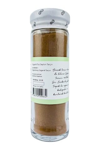OG natural Organik Toz Tarçın 40 Gr Diğer