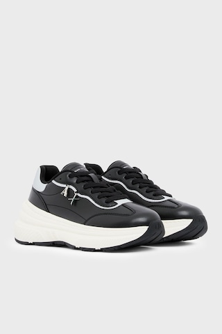 Armani Exchange Sneaker Ayakkabı Kadın Ayakkabı Xw003105 Af27405 Mc372 Siyah-gümüş