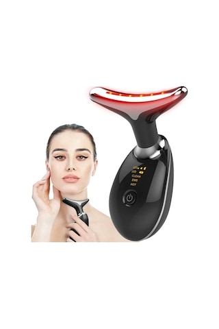 Wondernest Yüz Yüz Siyah Microcurrent Masaj Liken Kaldırma Ems Yüz Jp Siyah