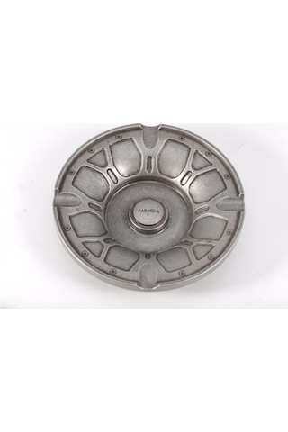 Parmida 4'lü Puro Küllüğü Desenli Metal Gümüş