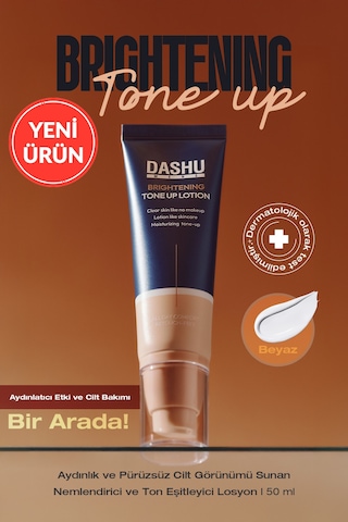 Dashu Mens Brightening Tone Up Aydınlatan Nemlendiren Ve Ton Eşitleyici Etki Sunan Losyon 50 ML