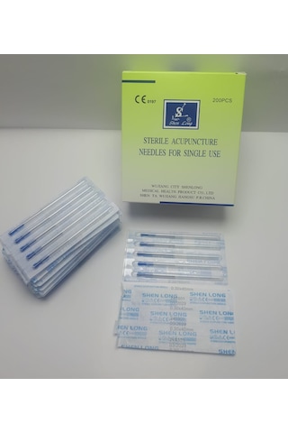 Shenlong Akupunktur İğnesi Kuru İğne 200 Adet 0.30 X 40 Mm