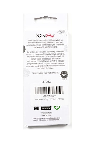 Knitpro Zing Misinalı Örgü Şiş 22,50 Cm 2.75mm 47083