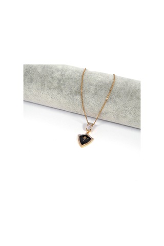 Çelik Kolye, Kuzey Yıldızı Kolye, Altın Kaplama Kadın Kolyek-125 Altın