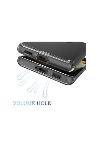 Teknomoda Samsung Uyumlu Galaxy S21 Ultra Kilif 360 Seffaf Ön Arka Koruma Silikon 498772521