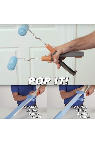 Nano Süngerli Damlatmaz Mobilya Ve Duvar Boyama Rulosu Hem Köşe H