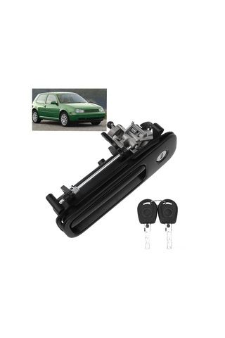 Padalink "volkswagen Golf Polo Caddy Arka Kapı Kilidi - 2 Anahtarlı Siyah Plastik"