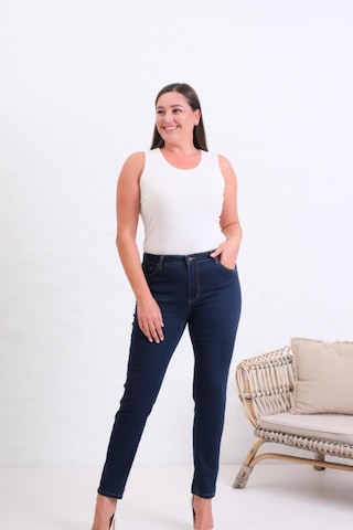 Lacarino 7161 Alice Kadın Jean Pantolon Dark Blue