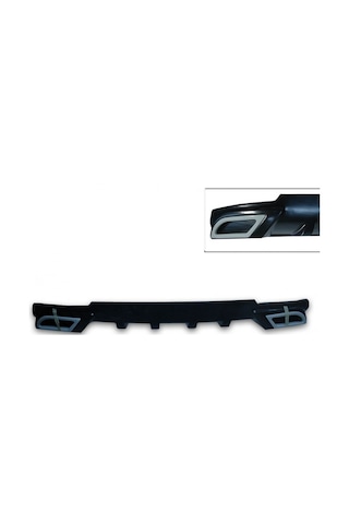 Opel Astra J Hb 2013 - 2015 Egzoz Görünümlü Arka Tampon Eki - Dif