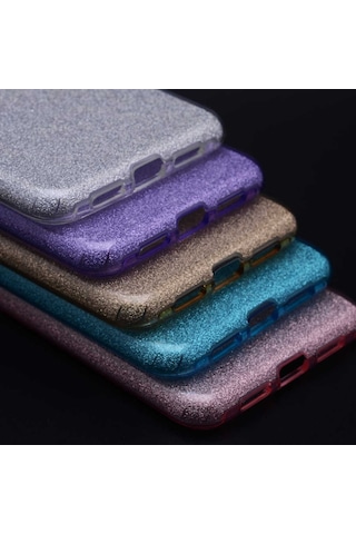 Huawei P20 Kilif Simli Parlak Shining Kapak 388566171