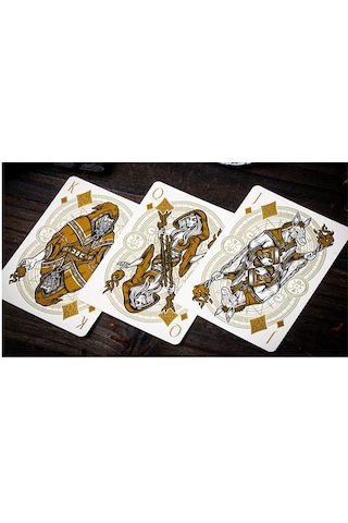 Twpcc The Keys Of Solomon Golden Grimoire Premium Oyun Kağıdı Limited Edition Koleksiyonluk İskambil Kartları