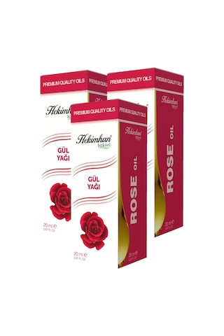 Hekimhan Bitkisel Gül Yağı 3 x 20 ML