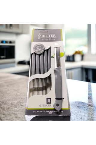 Solingen Meyve Bıçağı Seti Gri 6'lı Gri
