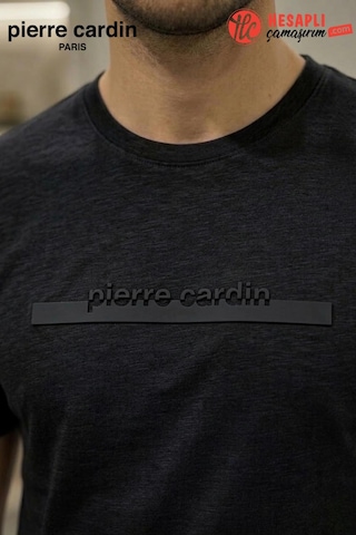 Pierre Cardin Paris Premium Erkek %100 Pamuklu Rahat Kalıp Cepli Kısa Kollu Pijama Takım Siyah