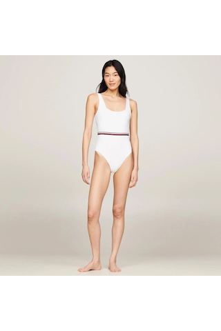 Tommy Hilfiger Tommy Hılfıger Kadın Mayo Uw0uw05295-ycf Beyaz