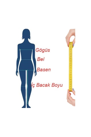 Mezura Vücut Ölçüm Beden Ölçmek İçin Mezura Klasik Terzi Mezurası 150 Cm Mezura Tekstil Renkli