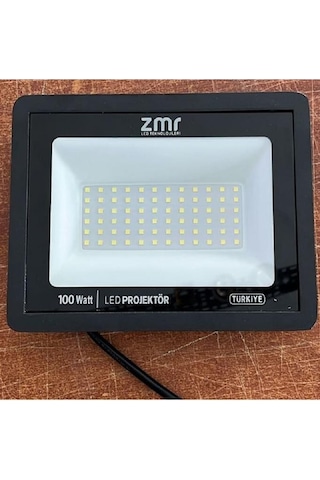 Zmr Zmr312s65 Led Projektör 100 Watt Ultra Slim Kasa 220v 6500k Beyaz Işık