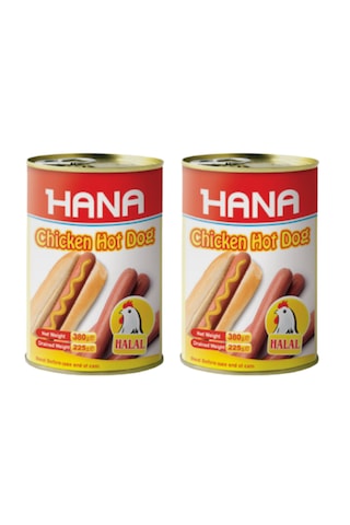 Hana Hot Dogs Piliç Sosis 400 Gr X2 Adet