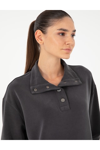 Pierre Cardin Kadın Antrasit Sweatshirt 50290903-vr006 Antrasit
