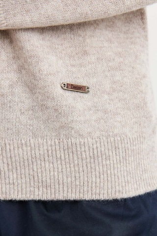 Desen Triko Erkek Sıfır Yaka Basic Yün Kazak 23525 V.bej Bej