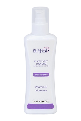 Rosemix - 708 - - Lavanta Özlü Alovera Vitamin-e El Ve Vücut Losyonu 180 Ml - 2 Adetlik - Spt-gld - Set Ürün