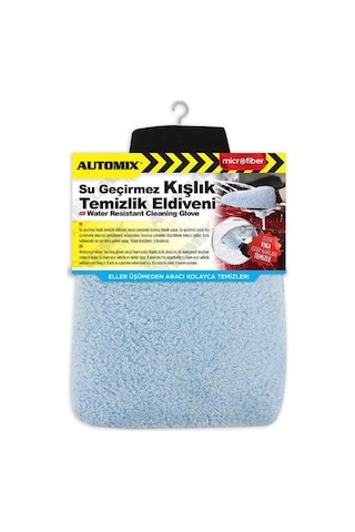 Kar Buz Temizleme Eldiveni Su Geçirmez