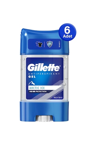 Gillette Arctic Ice Erkek Jel Stick Deodorant 6 x 70 ML
