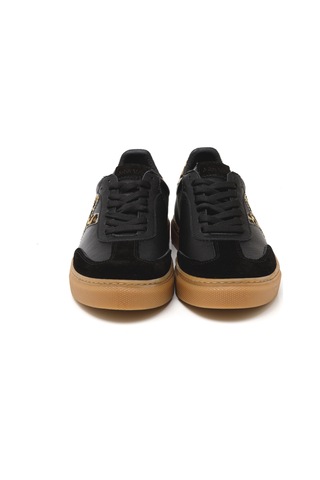 Sneaker Günlük Kadın Mar-25y-192-3030 John May Siyah Süet-siyah Cilt-leopar Siyah