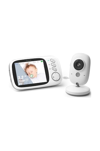 Ghb Bebek Kameralı Monitör, 3.2" Lcd, Gece Görüşü, Vox Modu, Iki Yönlü Konuşma, Ninni Kamera Sistemi