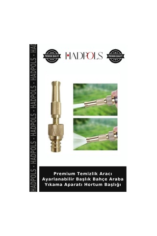 Premium Temizlik Aracı Ayarlanabilir Başlık Bahçe Araba Yıkama Aparatı Hortum Başlığı