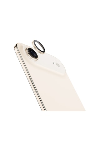 Linktech Apple Uyumlu iPhone 17 Air Crystal Seri Safir Kamera Lens Gold