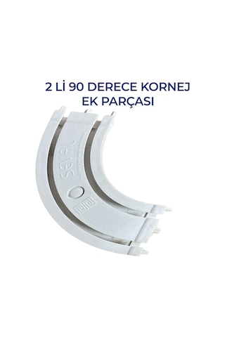 2 Li 90 Derece Konrej Dönüş Ek Parçası Dayanıklı Ve Güvenli Bağlantı Aparatı
