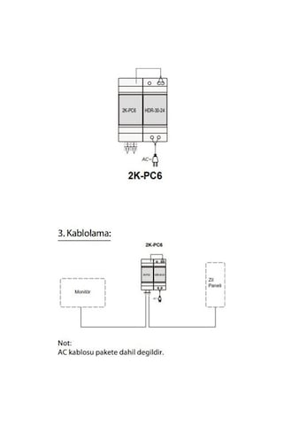 Pratik 2K-Pc6 Seperatörlü Güç Kaynağı