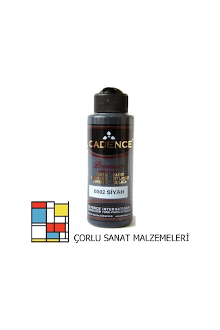 Premıum Akrilik Boya 0002 Siyah 120Ml Premıum Akrilik Boya 0002 Siyah 120Ml